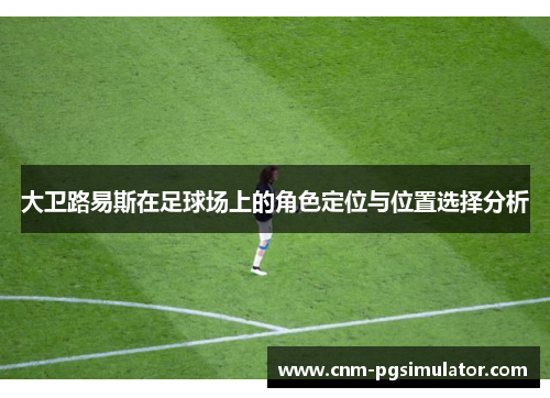 大卫路易斯在足球场上的角色定位与位置选择分析